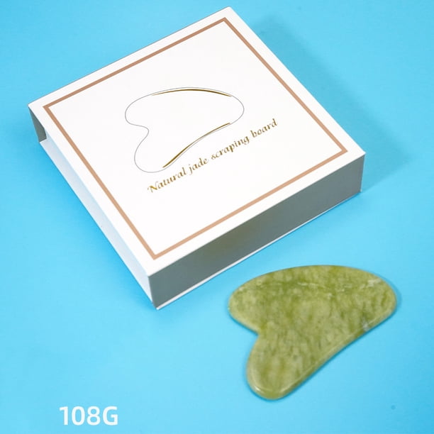 Natural Jade Stone Gouache Scraper Face Roller Gua Sha Massager For Face Body Massage Set Anti-Wrinkle Beauty Relaxation Tool