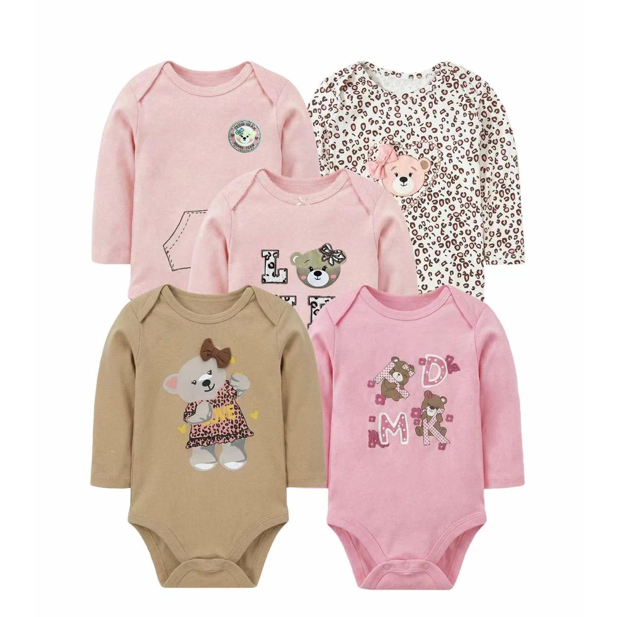 Tedmimak - Bodys Algodon Pack 5 Unidades 24 A 36 Meses