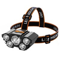 Invencible Cl????? - Linterna Led Minero Frontal Impermeable Recargable Usb Mx78