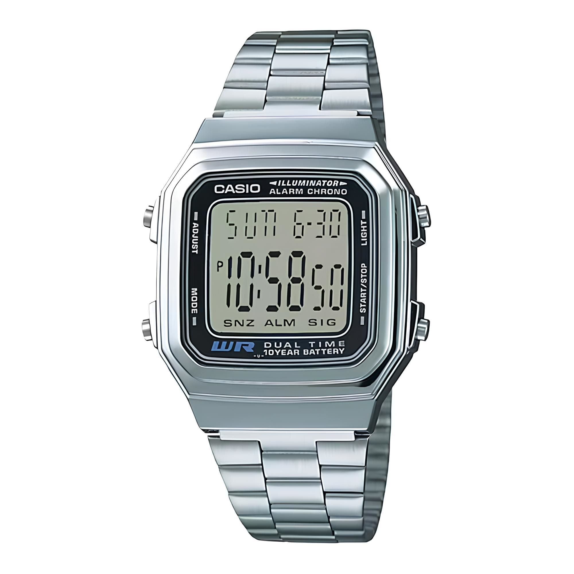 Casio - Reloj A-178wa-1 Hombre Digital Metal