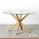 thumbnail image 2 of Mesa de comedor redonda de vidrio Cross 120cm, 2 of 4