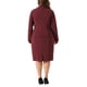 thumbnail image 4 of Agnes Orinda Tallas Grandes Trajes de Vestido Escolar Universitario para Mujeres Conjuntos de Dos Piezas Chaquetas Blazers y Vestido Sin Mangas Conjuntos de Traje Casual de Negocios 3X Burdeos, 4 of 8