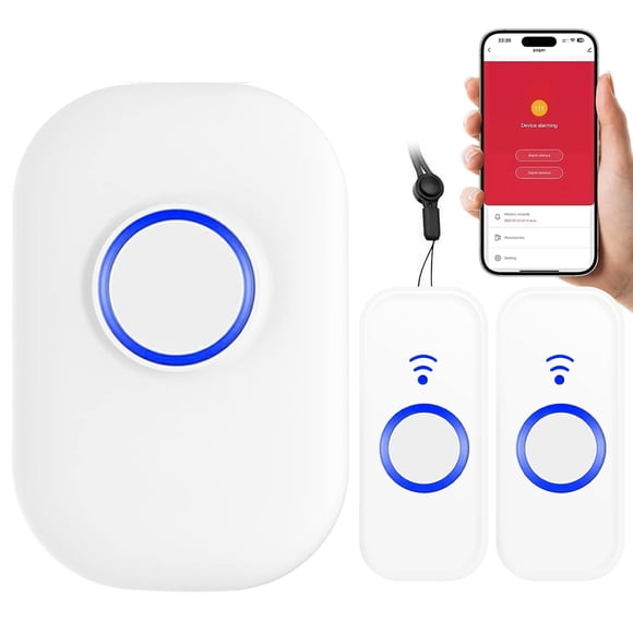 Pulsador de emergencia inalámbrico MERLRR WiFi para cuidados médicos