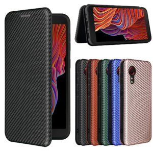 Funda Flip Para Foxdock Samsung Galaxy Xcover 5 - Funda Magnética De Negocios, Funda Protectora Delgada