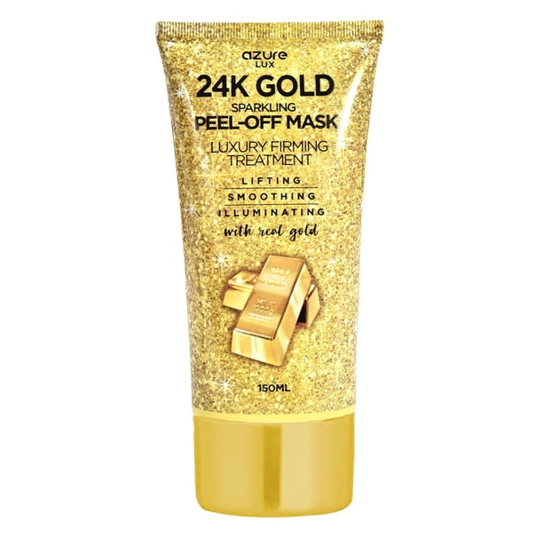 Mascarilla facial Azure de oro de 24 quilates reafirmante con ácido hialurónico de 150 ml