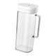 thumbnail image 2 of Jarra De Agua De Gran Capacidad Con Asa Para Bebidas, Agua, Picnic, Color Blanco, 2 of 5