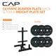 thumbnail image 2 of Set De Discos Olímpicos Con Rack Barbell De 45 5 Kg (100 Lb), 2 of 8