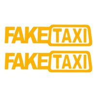 Magideal - 2X Pegatinas De Coche Calcomanías Accesorios Exteriores Calcomanía Automotriz Autoadhesivo Gráficos De Coche Calcomanías De Vinilo Auto Pegatinas De Amarillo Reflectante