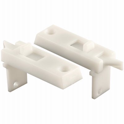 Pestillo inclinable para ventanas Prime-Line, plástico blanco, 2-1/4x3/4 pulgadas, paquete de 2