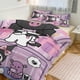 thumbnail image 1 of Kuromi 3 Pieces Anime Merch Comforter Set 1 Quilt Cover 2 Pillowcases 3D Printed Cute Comfortable Bed Set Cover Merchandise Gifts for Boys Girls Adults, 1 of 5