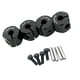 thumbnail image 1 of 4x RC Hex Wheel Hubs Adaptador De Transmisión Para SCX10 CC01 1/10 RC Car 10mm Negro, 1 of 5