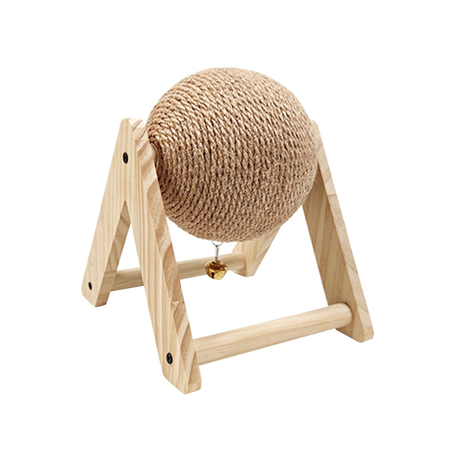 Magideal - Rabbit Scratch Toy Bunny Scratcher Con Bola Resistente Al Desgaste Resistente A Los Arañazos Estable Protector De Sofá Sisal Rabbit Scratching Ball Pa