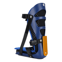 Genérico - Sibote Férula Tobillo Inmovilizadora Bilateral Tamaño S Azul Ajustable