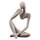 thumbnail image 1 of Pensador Escultura Estatuilla Estatua Del Hogar Estantería Moderna Decoración Pensando Bien, 1 of 5