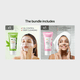 thumbnail image 1 of 1pc Green Tea & Sakura Brightening Face Wash Foam Cleanser - Oil Control & Moisturizing for Soft, Soothed Skin, 1 of 5