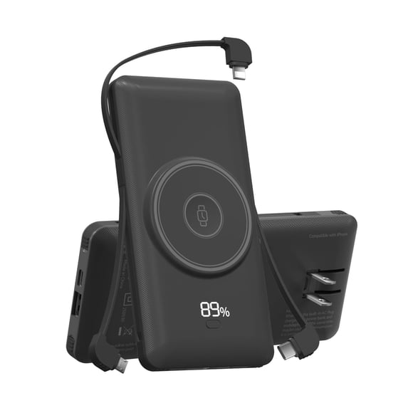 Cargador portátil magnético LUCKYFELLOW de 10000 mAh para iWatch e iPhone