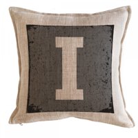 Tuyo Print - Cojín Letra Fondo Gris I 45X45