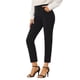 thumbnail image 4 of INSPIRE CHIC Conjunto de Maestra para Regreso a Clases de Mujer Pantalones de Trabajo de Cintura Alta con Elástico en la Espalda hasta el Tobillo M Negro Sólido, 4 of 6