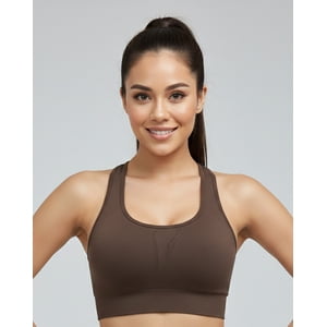Flix Spa - Peto Sujetador Elasticado Mujer Espalda Detalle Estilo Deportivo