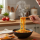 thumbnail image 2 of Ramen Instantáneo Baixiang Sabor Tomate Picante 5 Pack 615g, 2 of 5