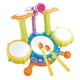 thumbnail image 5 of Batería Para Niños, Juguete Musical De Desarrollo Para Bebés Para Niños De 6, 12 Y 18 Meses, Color Azul, 5 of 5