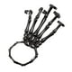 thumbnail image 3 of Pulsera De Mano Esqueleto Con Pulsera De Elasticidad De Anillos Para Fiesta Negra, 3 of 3
