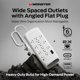 thumbnail image 2 of Protector contra sobretensiones Power Strip Monster de 6 pies con 12 enchufes y USB, 2 of 8