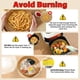 thumbnail image 2 of Forros de papel Air Fryer ReLuien, 100 unidades, antiadherentes, resistentes al aceite, 2 of 7