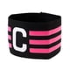 thumbnail image 3 of Fútbol Fútbol Deportes Brazo Bandas Ajustables Capitán Brazalete # 2 Negro, 3 of 5