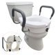 thumbnail image 1 of Asiento de inodoro elevado Carex EZ Lock con asas, elevador de 13 cm, 1 of 9