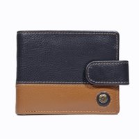 Gino Rodinis - Billetera Hombre Capri 986 Azul/Naranjo