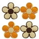 thumbnail image 3 of Set De 4 Cojines Diseño Flor Color Naranja/beige, 3 of 3