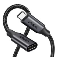 Cable De Extensión Usb C Ugreen De 10 Gbps/100 W, 0,5 M, Negro