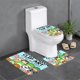 thumbnail image 1 of Squishmallow Juego de 3 alfombras de baño de coral fleece: tapete de baño + alfombra de inodoro en forma de U + funda de tapa de inodoro en forma de O, 1 of 6