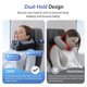 thumbnail image 3 of Almohada cervical de viaje ZIKEE ergonómica de doble sujeción de espuma viscoelástica, 3 of 9