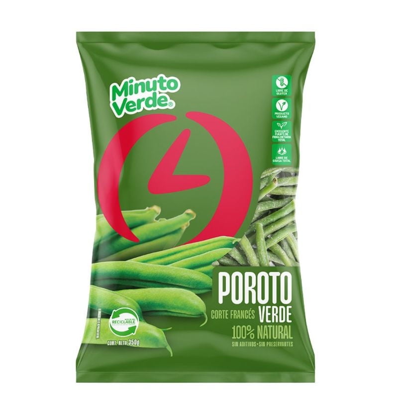Porotos Verdes Corte Francés 350 g Minuto Verde