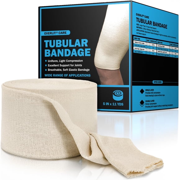 Venda tubular de suporte EVERLIT tamanho G+ 13 cm x 10 m