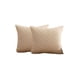 thumbnail image 2 of Pack De 2 Fundas De Terciopelo Trenzado Beige, 2 of 3