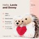 thumbnail image 2 of Peluche Bearington Lovie and Dovie Hedgehog 14 cm, 2 of 8