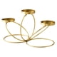thumbnail image 5 of Candelabro De Hierro Forjado Elegante Para Fiestas, Dormitorios Y Salas De Estar, Dorado, 5 of 5