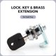 thumbnail image 2 of Extensión de Llave y Cerradura Wizard de Latón para Global Gumball, 2 of 6
