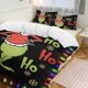 thumbnail image 3 of Comforter Set Queen Size Christmas Grinch Set with 2 Pillowcases for All SeasonsBedding Set 3pcs for Kids Boys Girls Bedroom Decor Bed Sheets, 3 of 5