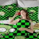 thumbnail image 4 of Invader Zim Face on print Soft Bed Set Lightweight 3 Pieces Bedding Sets for All Season Comforter Set Easy Care, 4 of 5