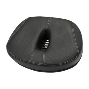 Magideal - Asiento De Bicicleta Cómodo De Gran Tamaño, Sillín De Bicicleta Ancho Para Adultos, Cojín De Asiento De Repuesto Para Mujeres Y Hombres, Ciudad, Eléct Negro
