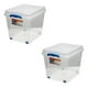 thumbnail image 1 of Pack 2 Caja Organizadora 27lts Wenco C/ Ruedas 31x30x40cm Transparente 27l Rollbox, 1 of 8