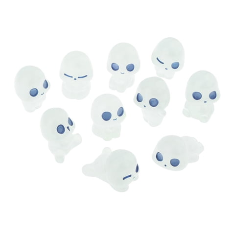 Ioensy - Accesorios De Jardín De Hadas, Decoración De Jardín Para Balcón, Maceta, Patio, Luz Azul, 10 Uds.