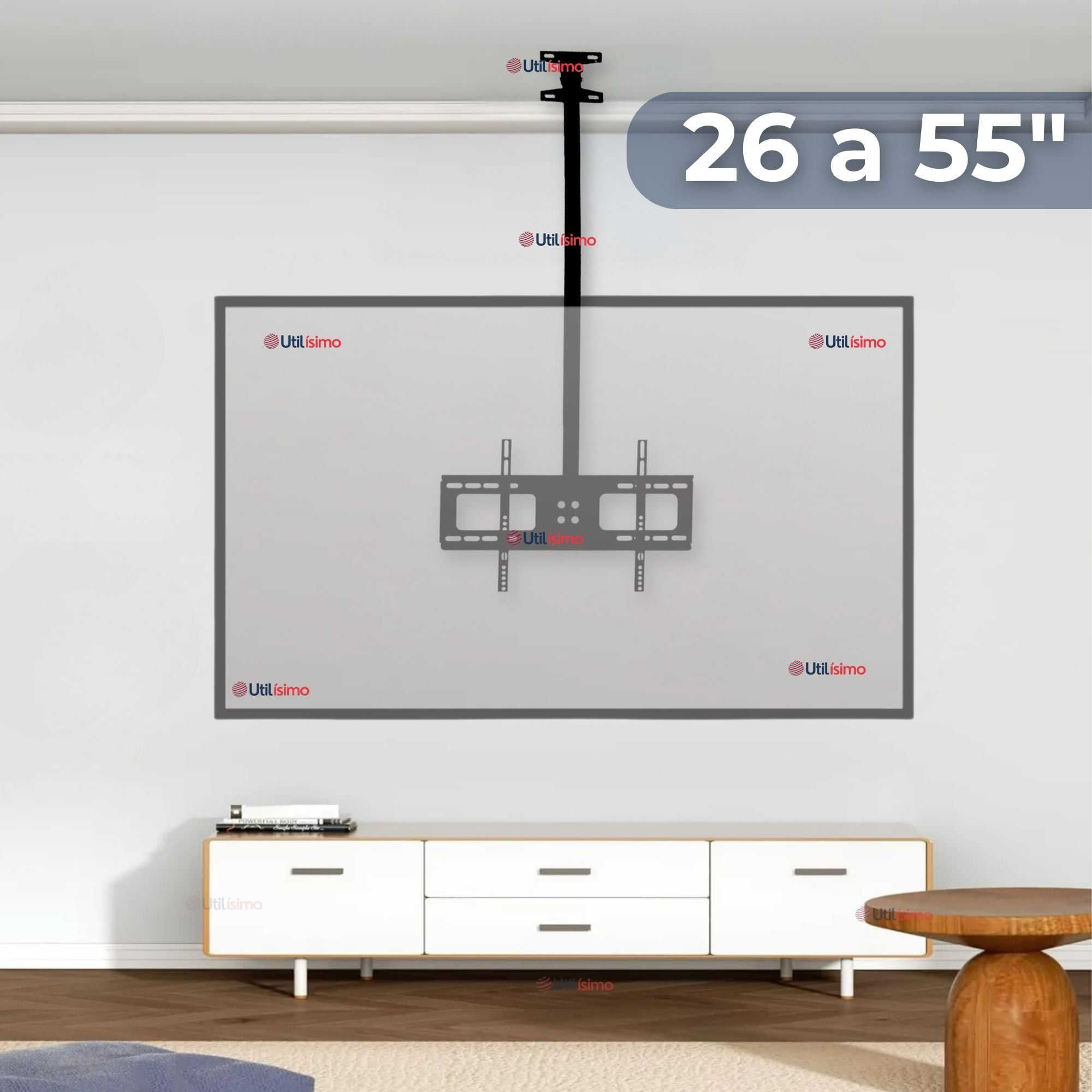 Line - Soporte Tv 26 A 55 Pulgadas 55kg Soporte Tv De Techo Pared Ajustable
