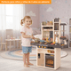 thumbnail image 2 of Cocina De Juguete Grande 93cm 88pcs Vapor Agua Grifo Luces, 2 of 7
