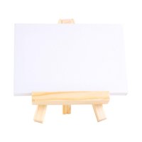 Magideal - Caballete Trípode De Madera Mini Caballete Decoración Que Muestra Pinturas En Lienzo Suministros Para Artistas Soporte De Exhibición Ligero Caballete , 10Cmx15Cm