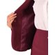 thumbnail image 5 of INSPIRE CHIC Conjuntos de Traje para Mujer Blazer de Manga Larga y Falda Lápiz 2 Piezas Conjuntos Vino Rojo M, 5 of 6